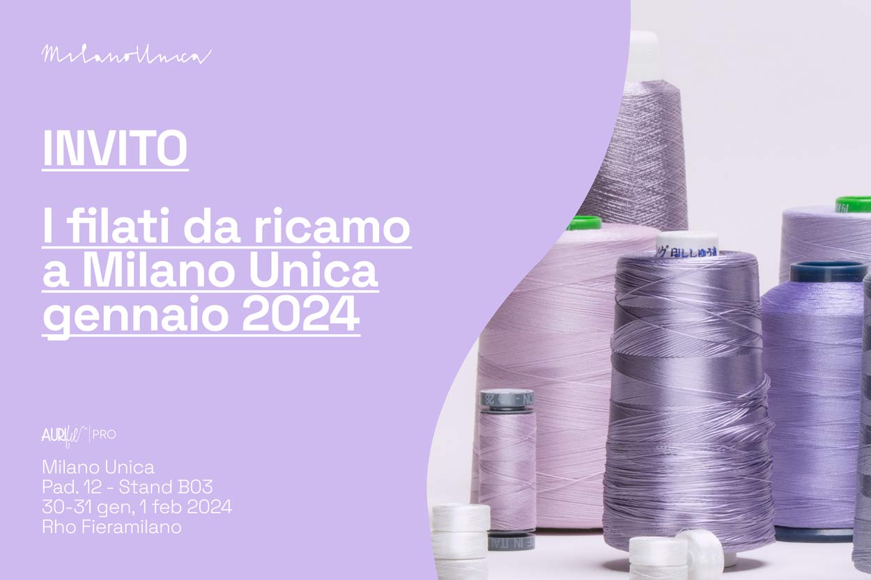 Embroidery threads at Milano Unica January 2024